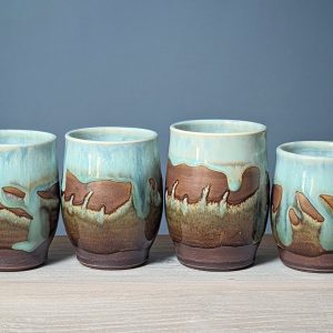 Chocolate Blue Espresso, Whisky or Tea Cup The Interesting  Item for Any Occasion