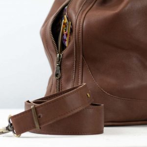 Chocolate Brown Leather Bucket Bag The Danae – Versatile, Stylish, and Practical