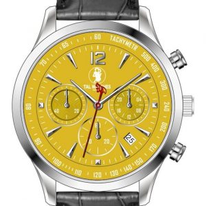 Chronograph Sapphire Bassy Precision and Style in Vibrant Yellow