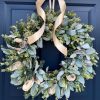 Coastal Charm Oyster Shell Wreath for Beachy Vibes and Festive Cheer