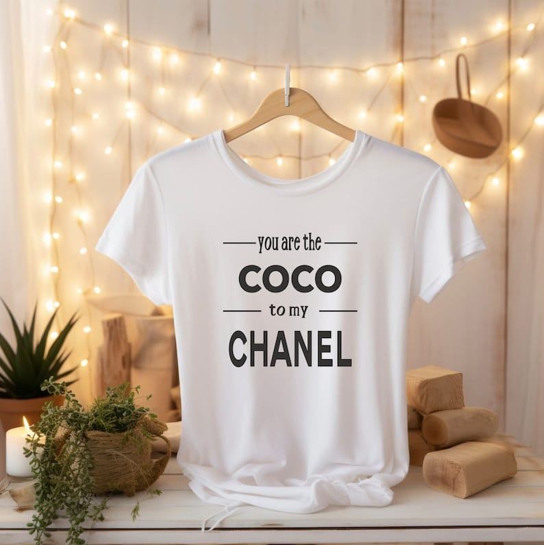 COCO Chanel Fashionista Tee A Classic Icon for Fashion Lovers