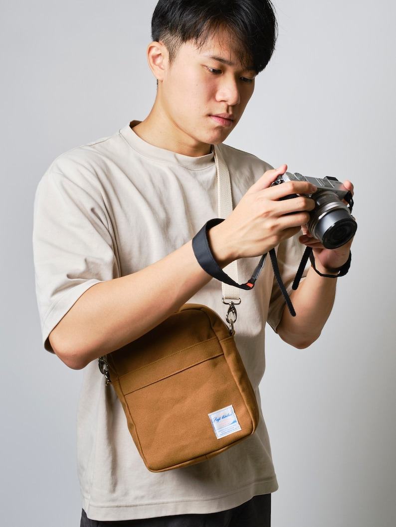 Cognac Brown Mini Crossbody Bag The Perfect Everyday Sling with a Touch of Style