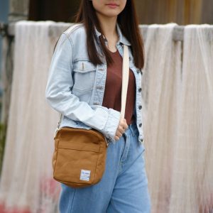 Cognac Brown Mini Crossbody Bag The Perfect Everyday Sling with a Touch of Style