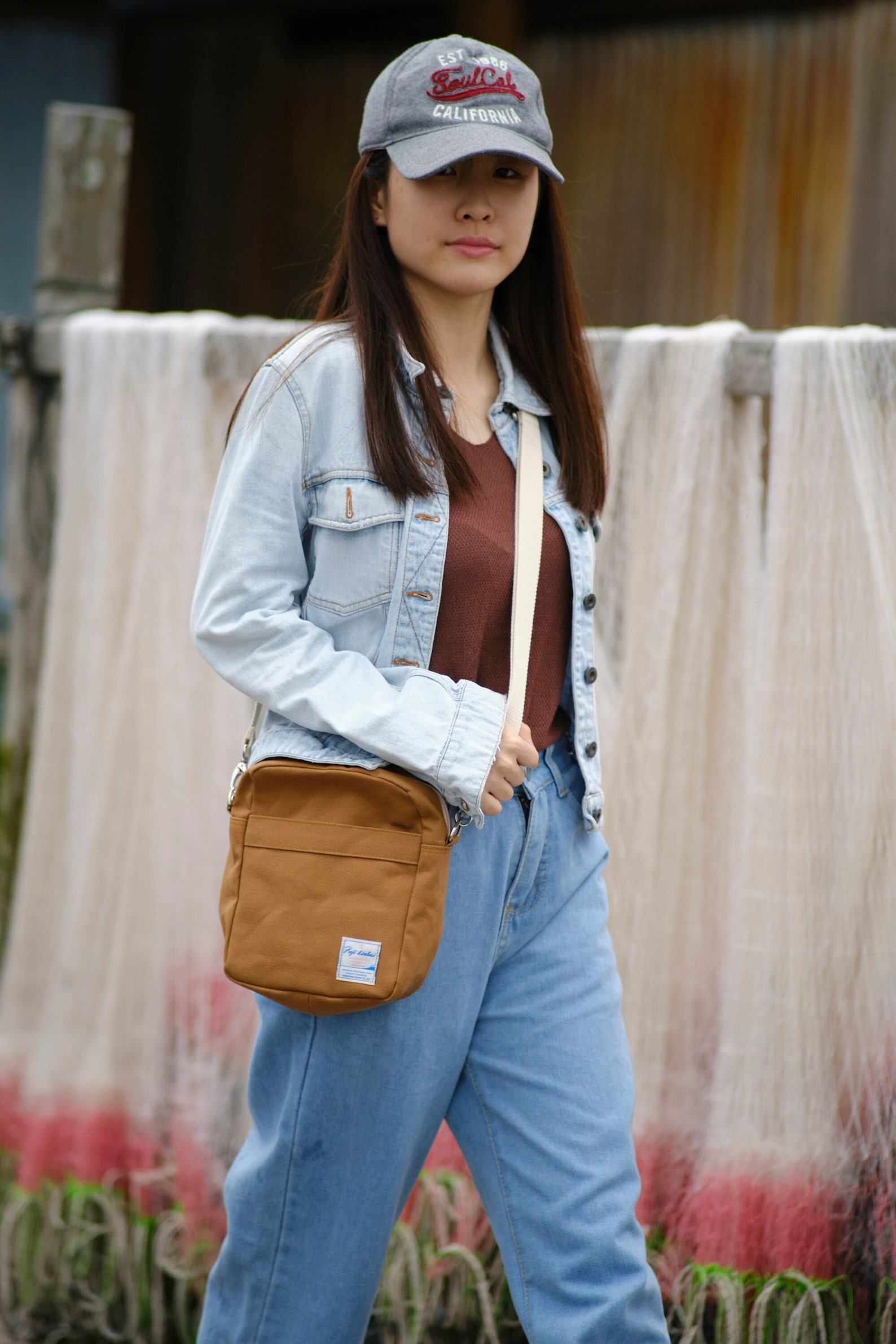 Cognac Brown Mini Crossbody Bag The Perfect Everyday Sling with a Touch of Style - Image 3