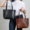 Cognac Leather Mini Tote The Interesting  Item for Her