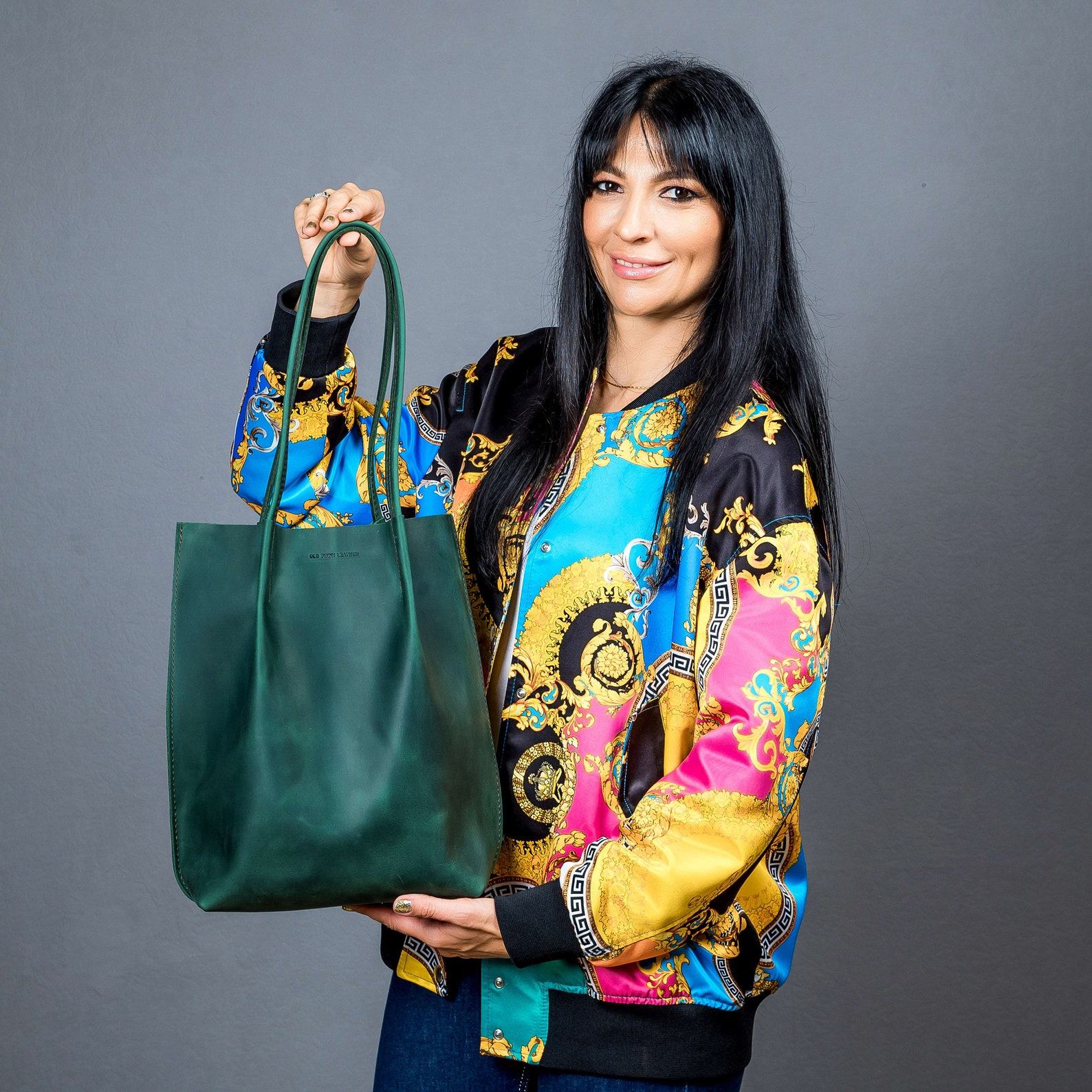 Cognac Leather Tote The Interesting  Item for Her