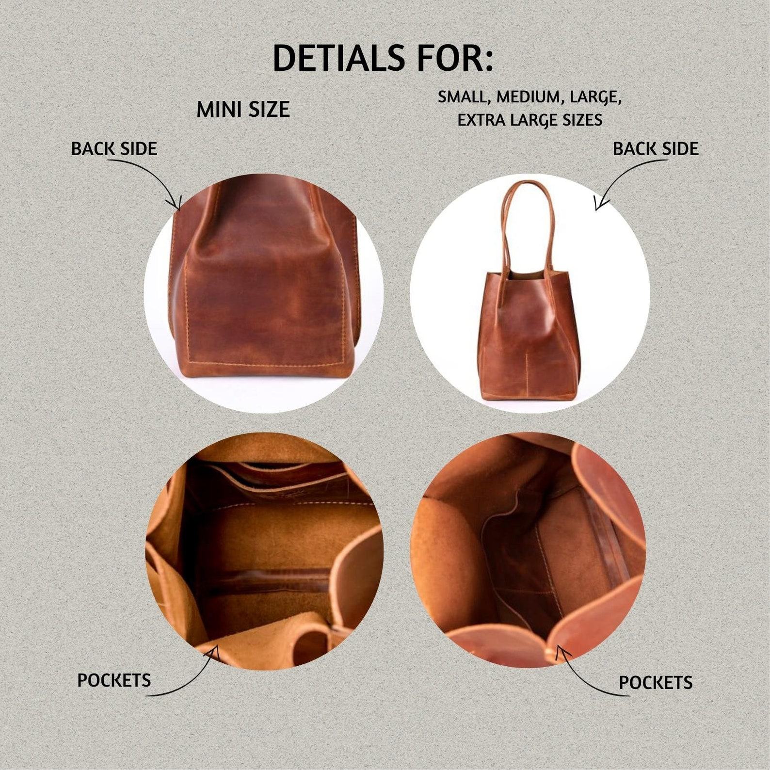 Cognac Leather Tote The Interesting  Item for Her