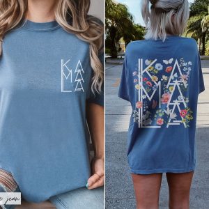 Comfort Colors Botanical Kamala Shirt Nature-Inspired Style for Kamala 2024