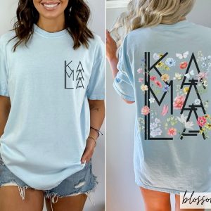 Comfort Colors Botanical Kamala Shirt Nature-Inspired Style for Kamala 2024