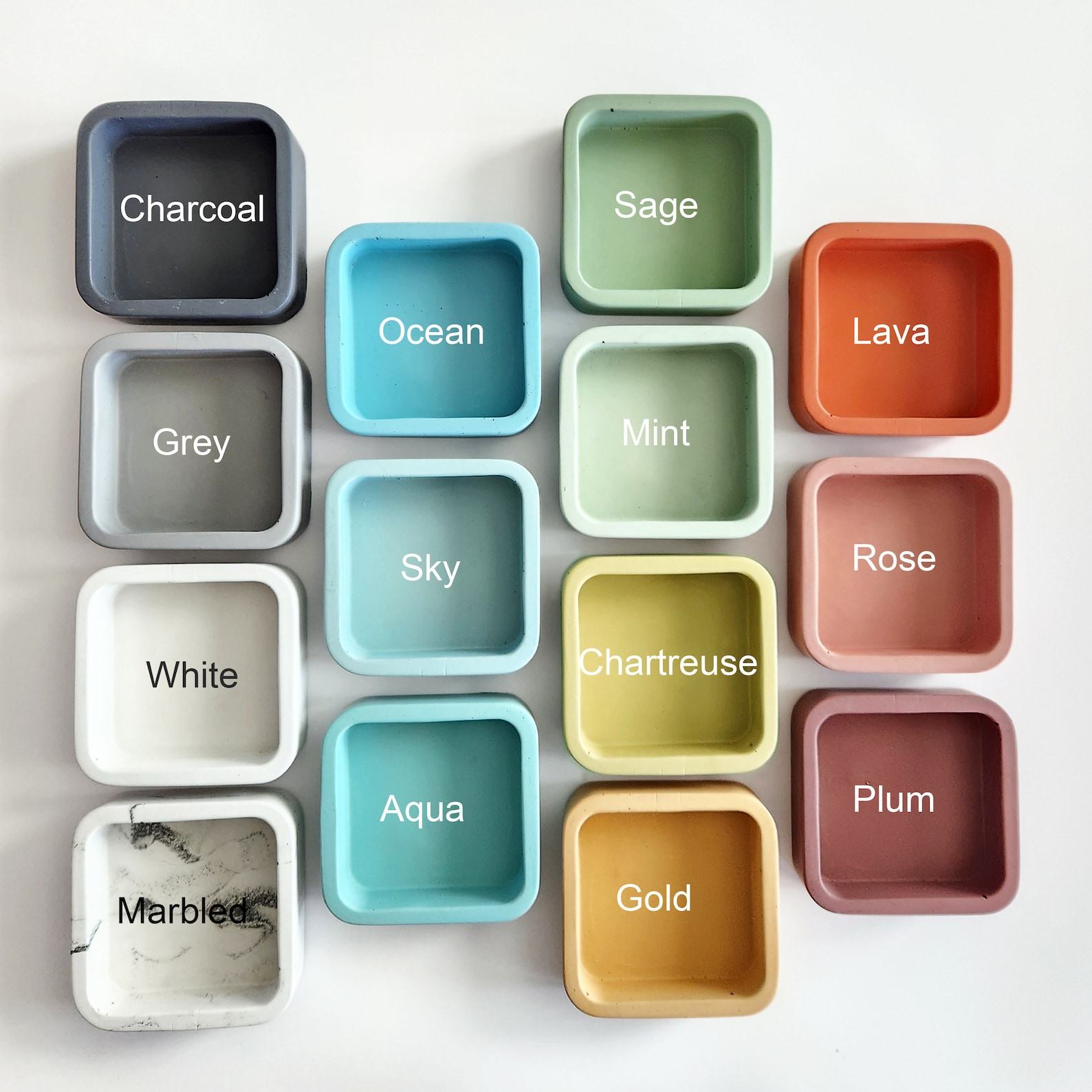 Concrete Salt and Pepper Cellar with Lid The Perfect Kitchen Companion for Seasoning and Style