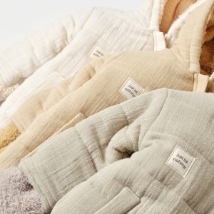 Cozy and Breathable Organic Muslin Astronaut Romper for Baby’s Cosmic Adventures