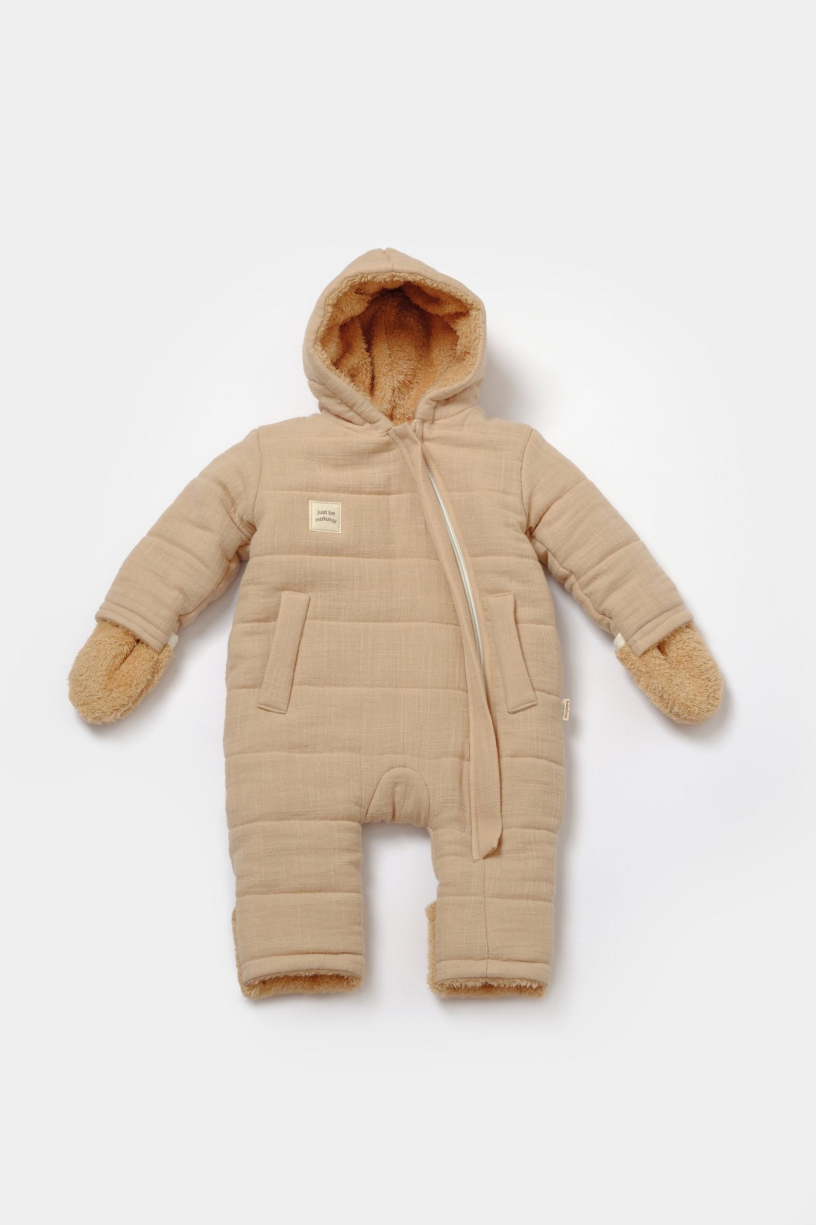 Cozy and Breathable Organic Muslin Astronaut Romper for Baby’s Cosmic Adventures - Image 4