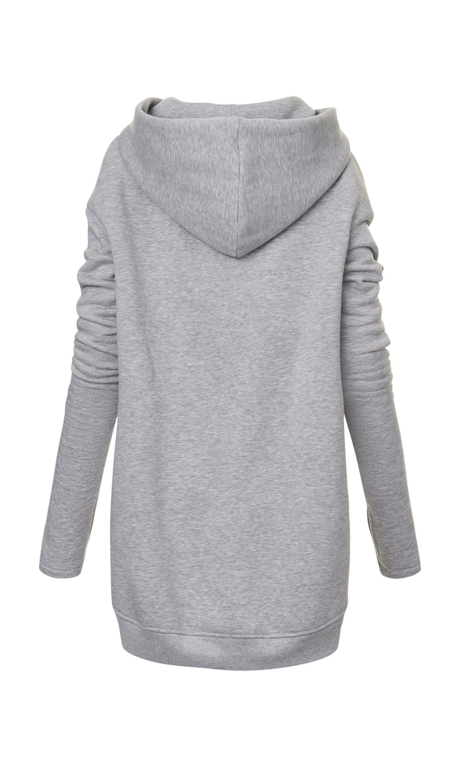 Cozy and Chic Elevate Your Style with Our Long Hoodie with Dropped Shoulder - Image 6