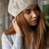 Cozy and Chic Handcrafted Alpaca Wool Beret for Women