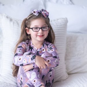 Cozy and Spooky Bamboo Halloween Pajamas for Kids
