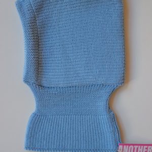 Cozy and Warm Alpaca Wool Balaclava in Light Blue for Winter Adventures