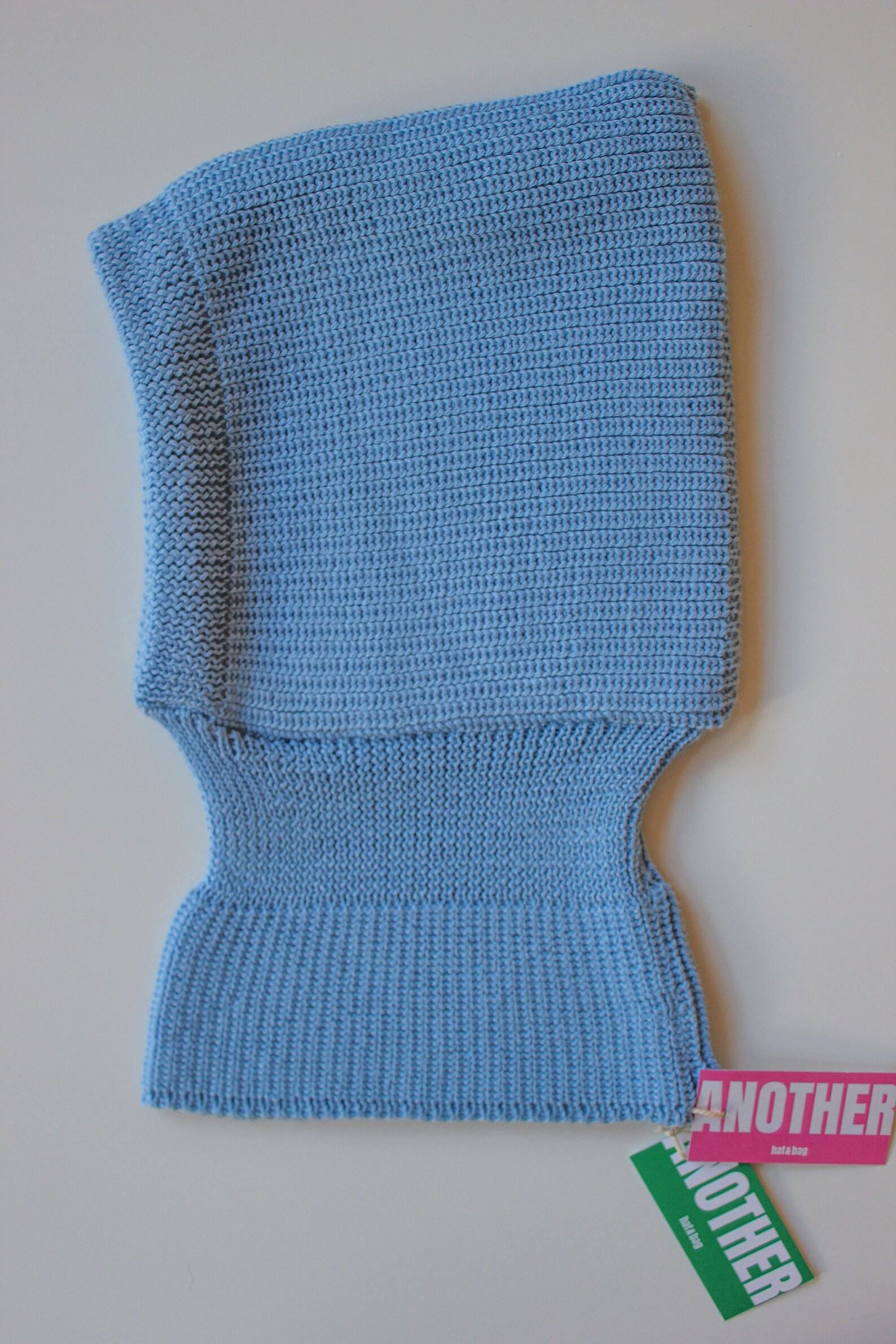 Cozy and Warm Alpaca Wool Balaclava in Light Blue for Winter Adventures - Image 6