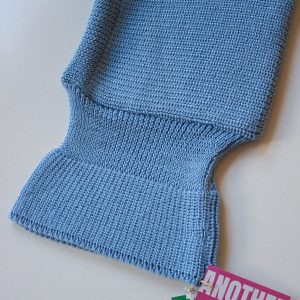 Cozy and Warm Alpaca Wool Balaclava in Light Blue for Winter Adventures