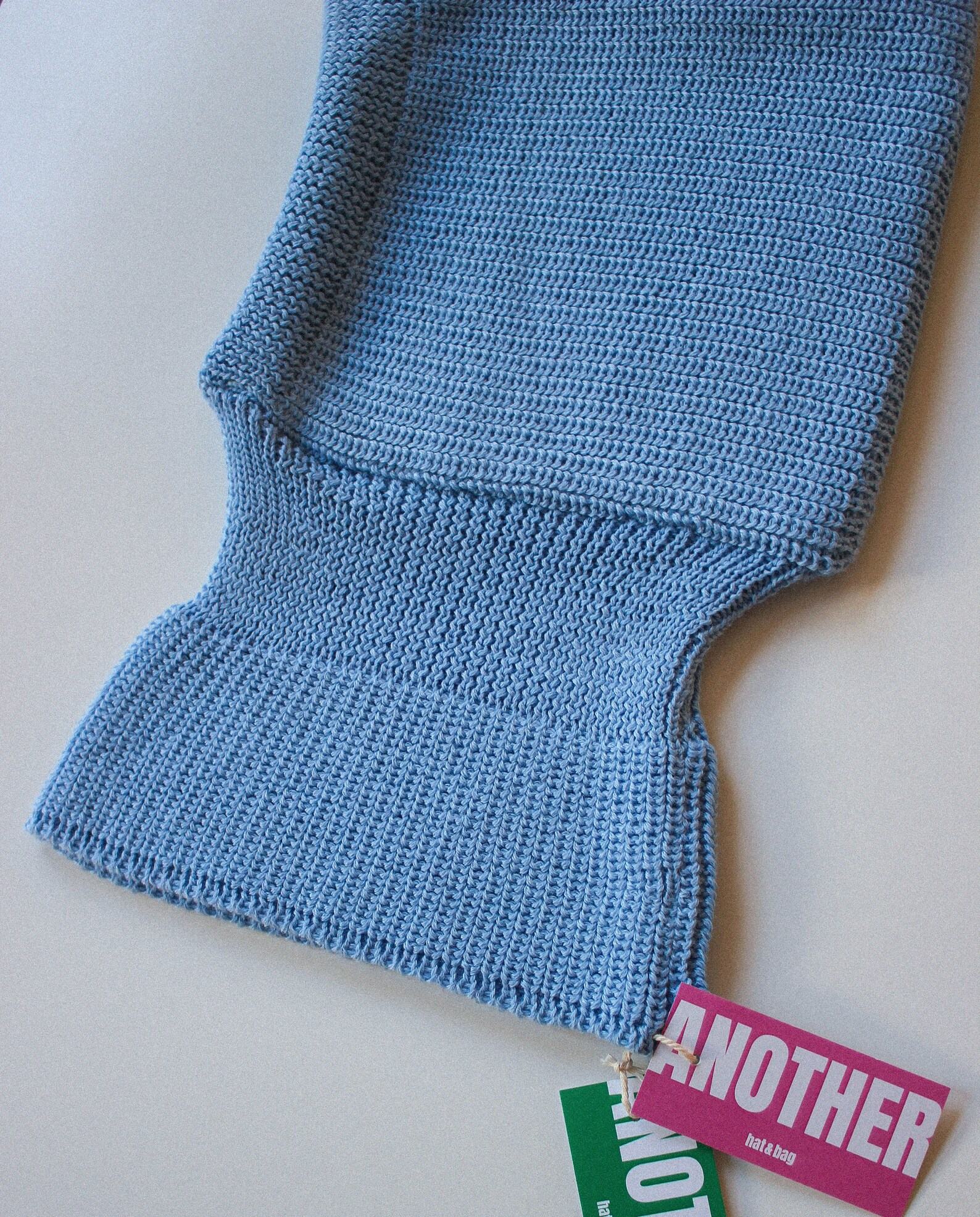 Cozy and Warm Alpaca Wool Balaclava in Light Blue for Winter Adventures - Image 4