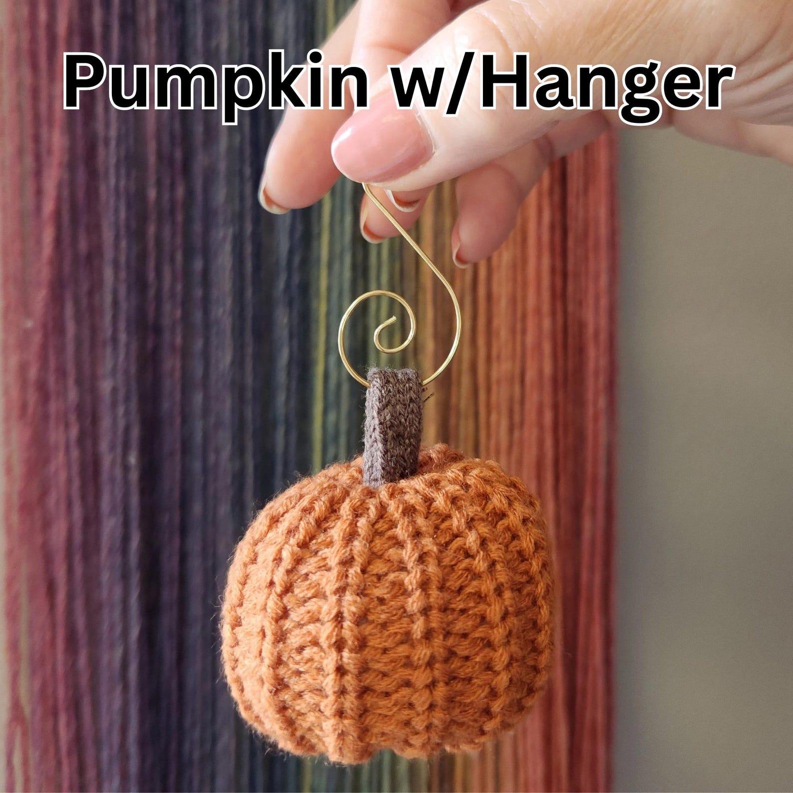 Cozy Autumn Vibes Set of 5 Knit Pumpkins for Hygge Decor and Fall Festivities