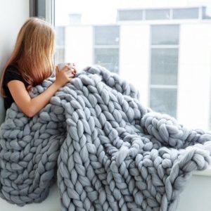 Cozy Chunky Knit Blanket The Ultimate Comfort and Style for Your Home