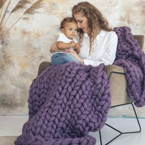 Cozy Chunky Knit Blanket The Ultimate Comfort and Style for Your Home
