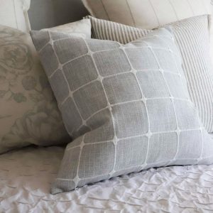 Cozy Comfort Indulge in the Plush Embrace of Rosie Light Grey Cushion