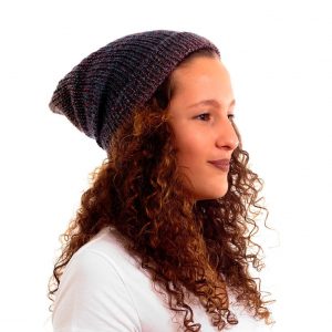 Cozy Comfort Knit Beanie with Luxurious Satin Lining, Vibrant Multicolor Patterns