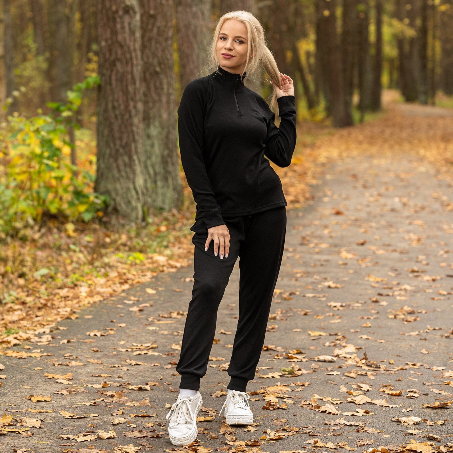 Cozy Comfort Merino Wool Sweatpants for Women – Lounge in Luxury