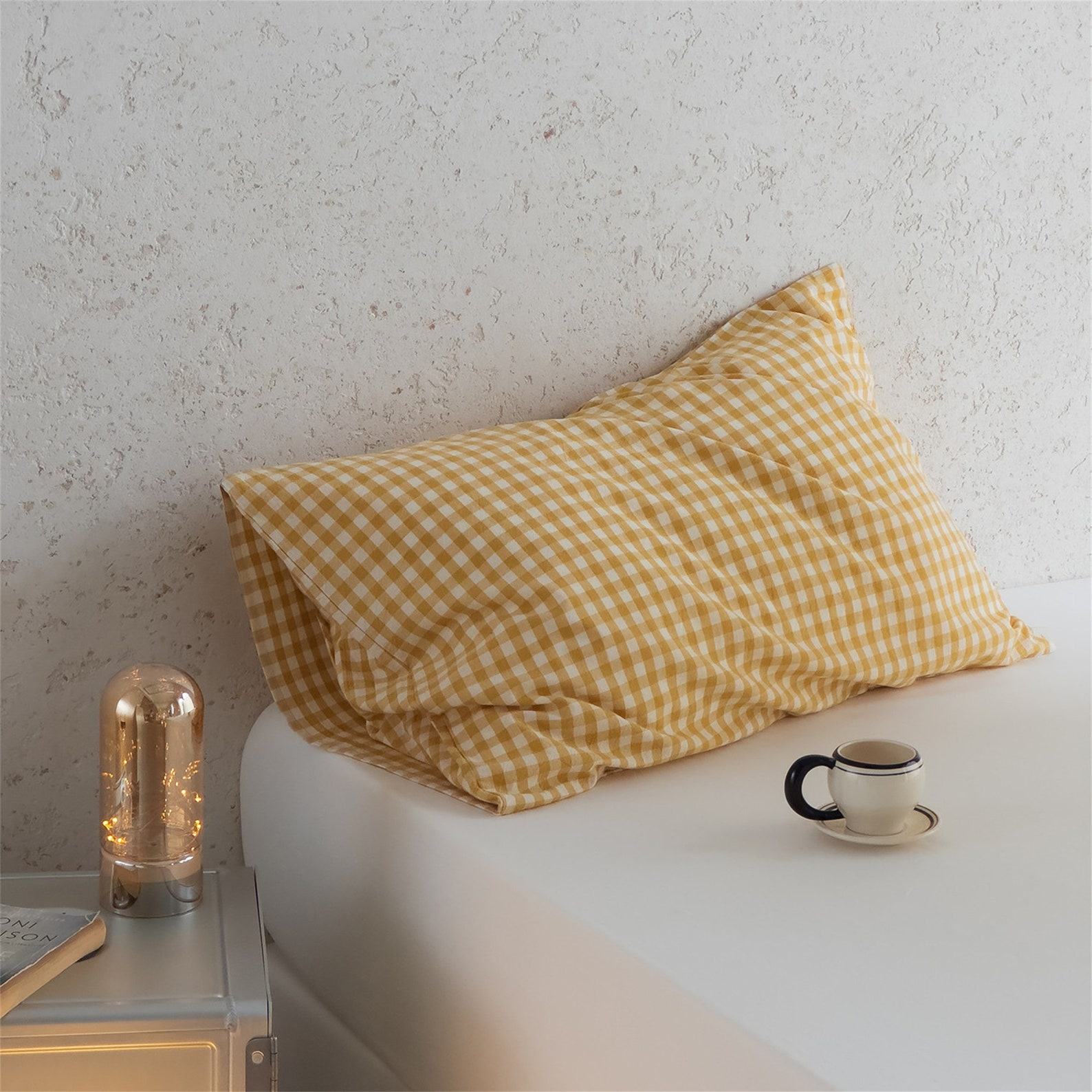 Cozy Comfort Multicolored Gingham Pillowcases for a Serene Sleep Haven