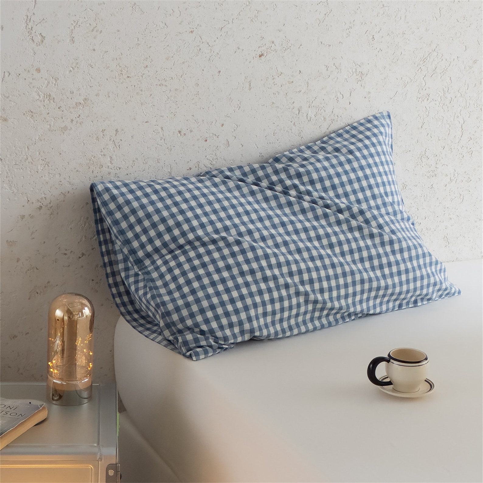 Cozy Comfort Multicolored Gingham Pillowcases for a Serene Sleep Haven