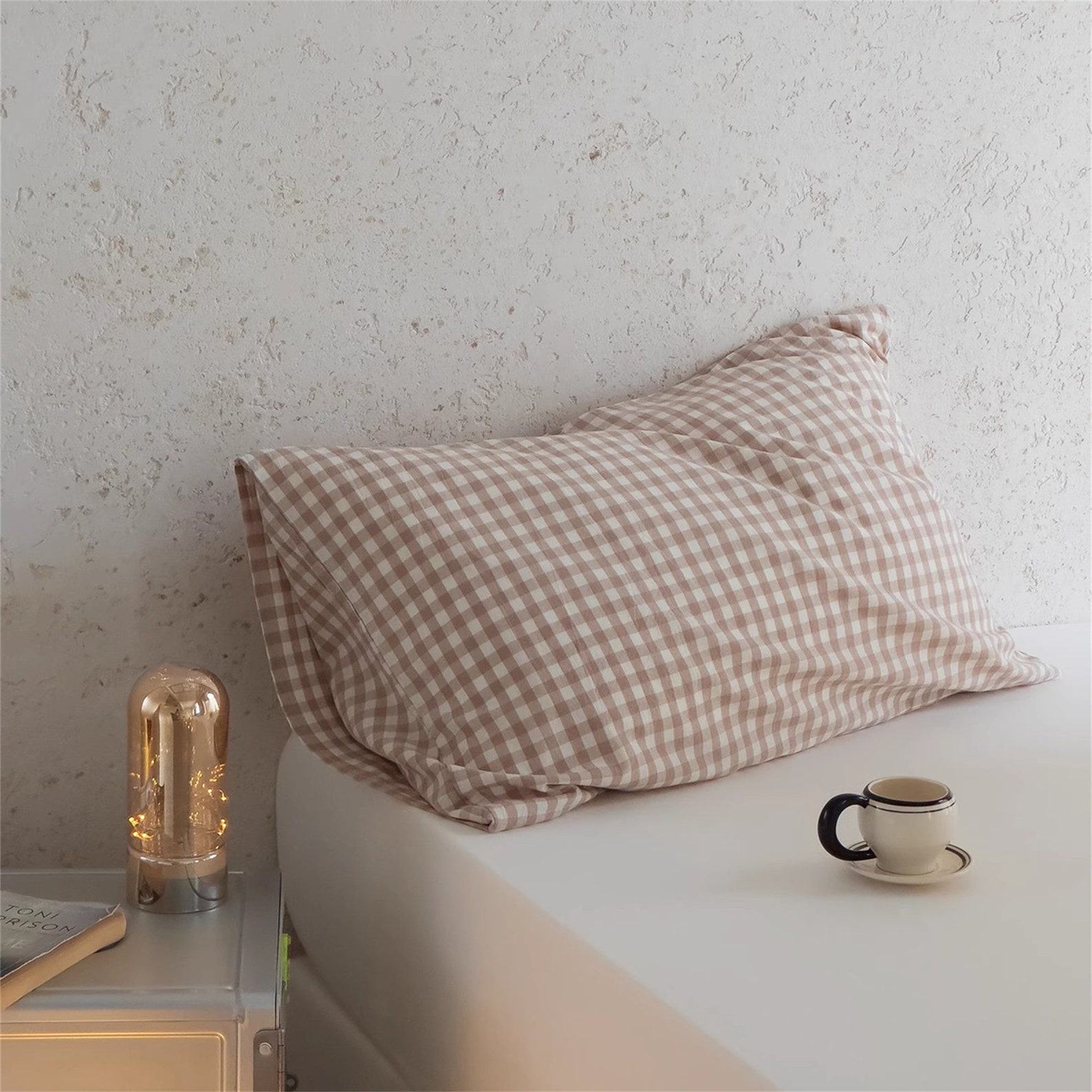 Cozy Comfort Multicolored Gingham Pillowcases for a Serene Sleep Haven