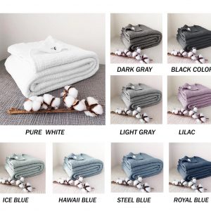 Cozy Comfort Mustard Pure Cotton Gauze Throw for All Seasons