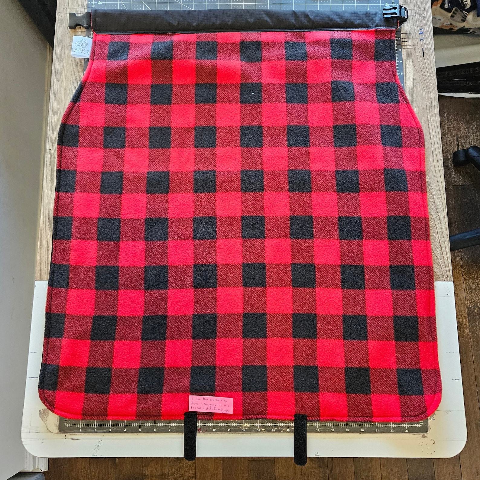 Cozy Comfort on Two Wheels The Classic Lark Bike Blanket