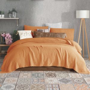 Cozy Comfort Pure Cotton 4-Layer Gauze Throw for All Seasons