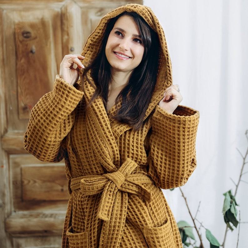 Cozy Comfort Unisex Waffle Robe for Relaxation and Style
