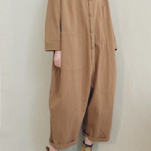 Cozy Cotton Jumpsuits Effortless Style and Comfort for Women