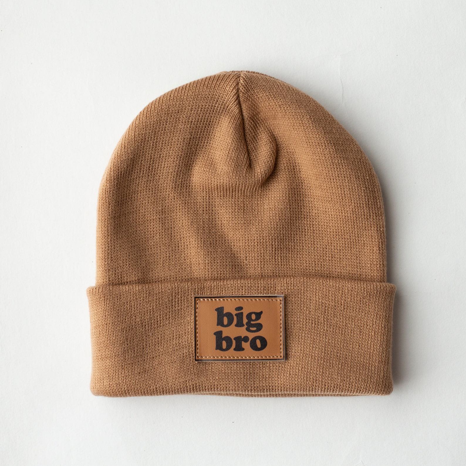 Cozy Family Beanies Matching Hats for Big Bro, Little Bro, Big Sis, Mama, and Dada