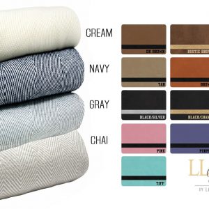 Cozy Farmhouse Herringbone Throw Personalize Your Comfort with Style