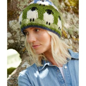 Cozy Flock Handcrafted Wool Beanie with Playful Pom Pom