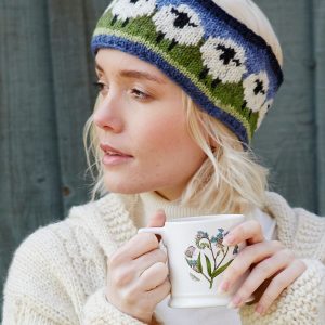Cozy Flock Handcrafted Wool Beanie with Playful Pom Pom