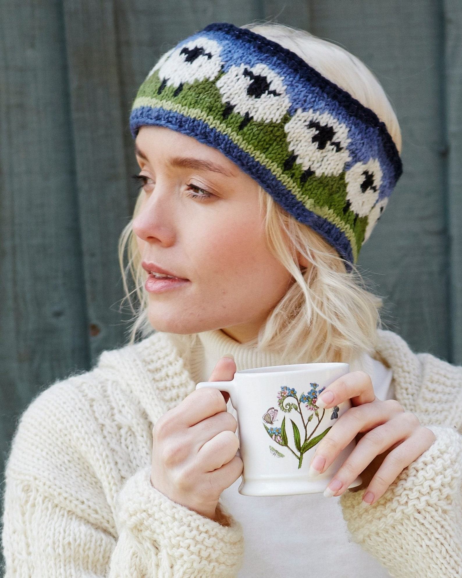 Cozy Flock Handcrafted Wool Beanie with Playful Pom Pom - Image 2
