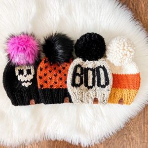 Cozy Halloween Knit Hats Spooky Skulls, Autumn Vibes, and Chunky Warmth for All Ages