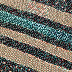 Cozy Haven Abstract Woven Throw Blanket for Modern Boho Decor