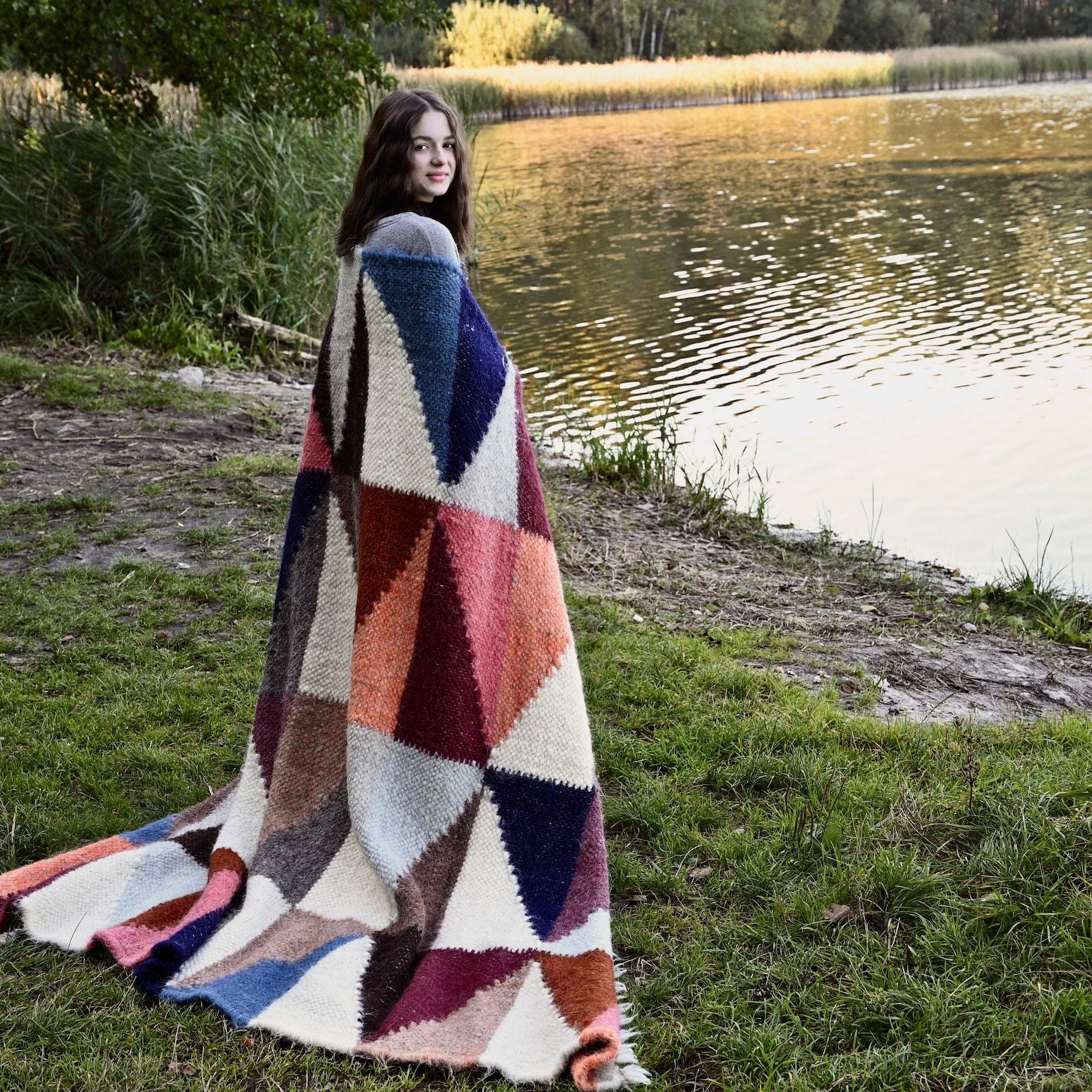 Cozy Haven California King Wool Blanket for a Scandinavian Sanctuary