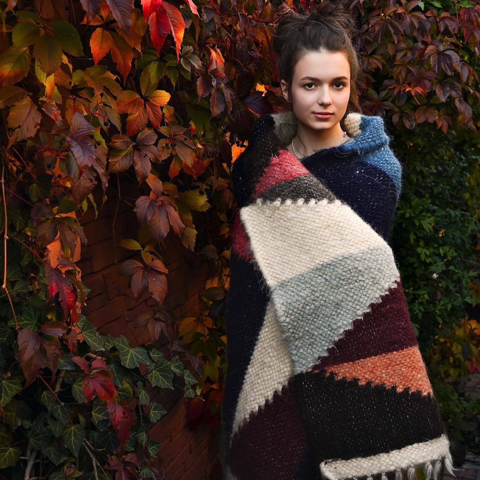 Cozy Haven California King Wool Blanket for a Scandinavian Sanctuary