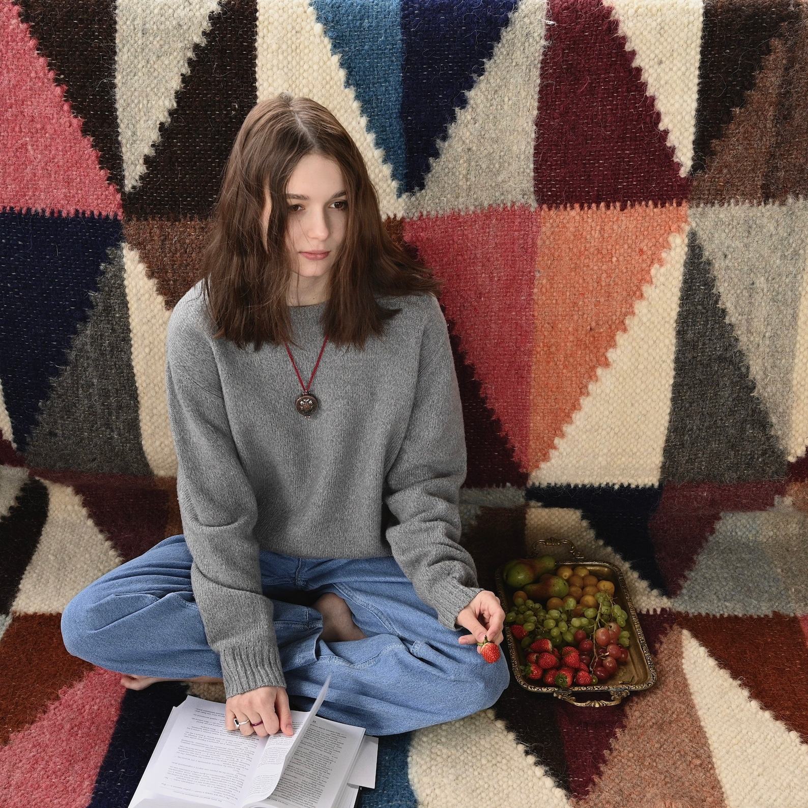 Cozy Haven California King Wool Blanket for a Scandinavian Sanctuary