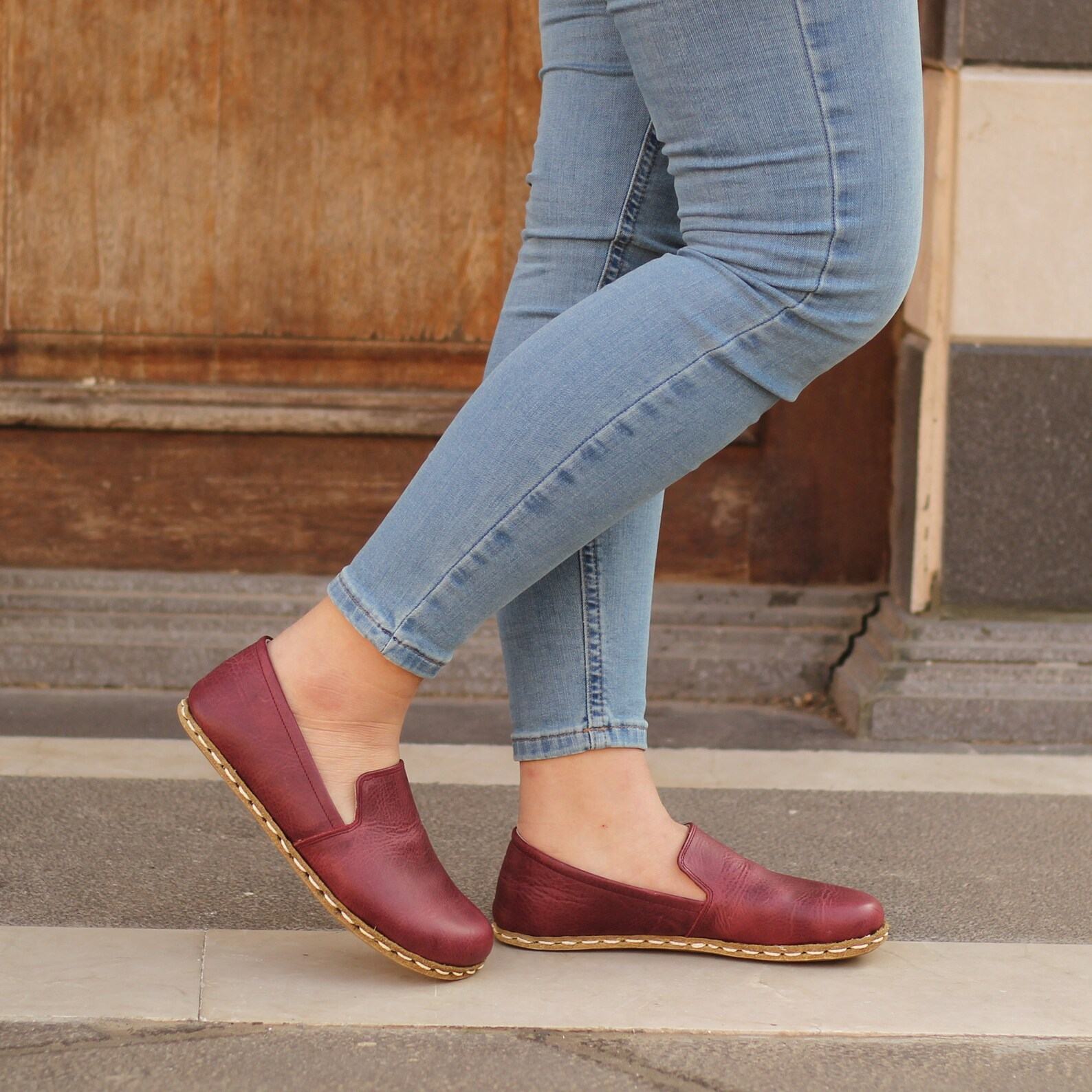 Crazy Burgundy Grounding Shoes for Women – Copper Infused Earth Runners