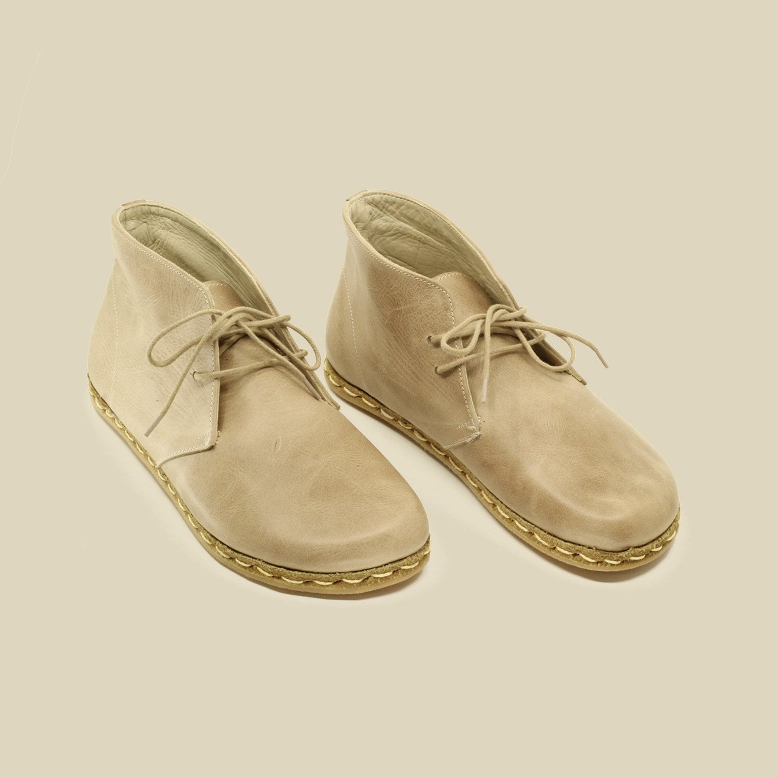 Crazy Vision Women’s Leather Barefoot Boots – Wide Toe Box, Grounding & Earthing Comfort