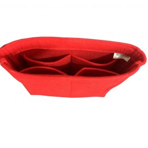 CROISETTE Organizer The Ultimate Felt Purse Insert for Cosmetic, Makeup, and Handbag Organization